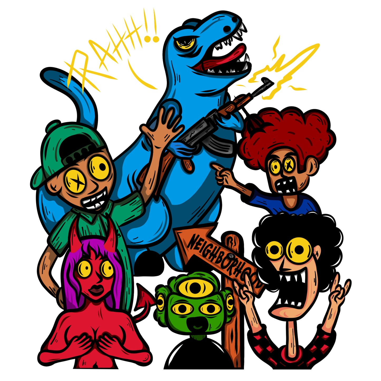 Neighborhood! Moletom